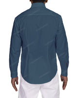 Fitted Long Sleeve Button Up Shirt