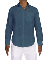 Fitted Long Sleeve Button Up Shirt