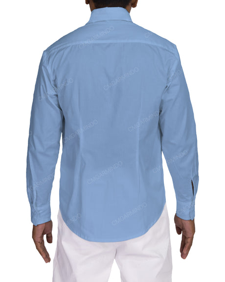 Fitted Long Sleeve Button Up Shirt