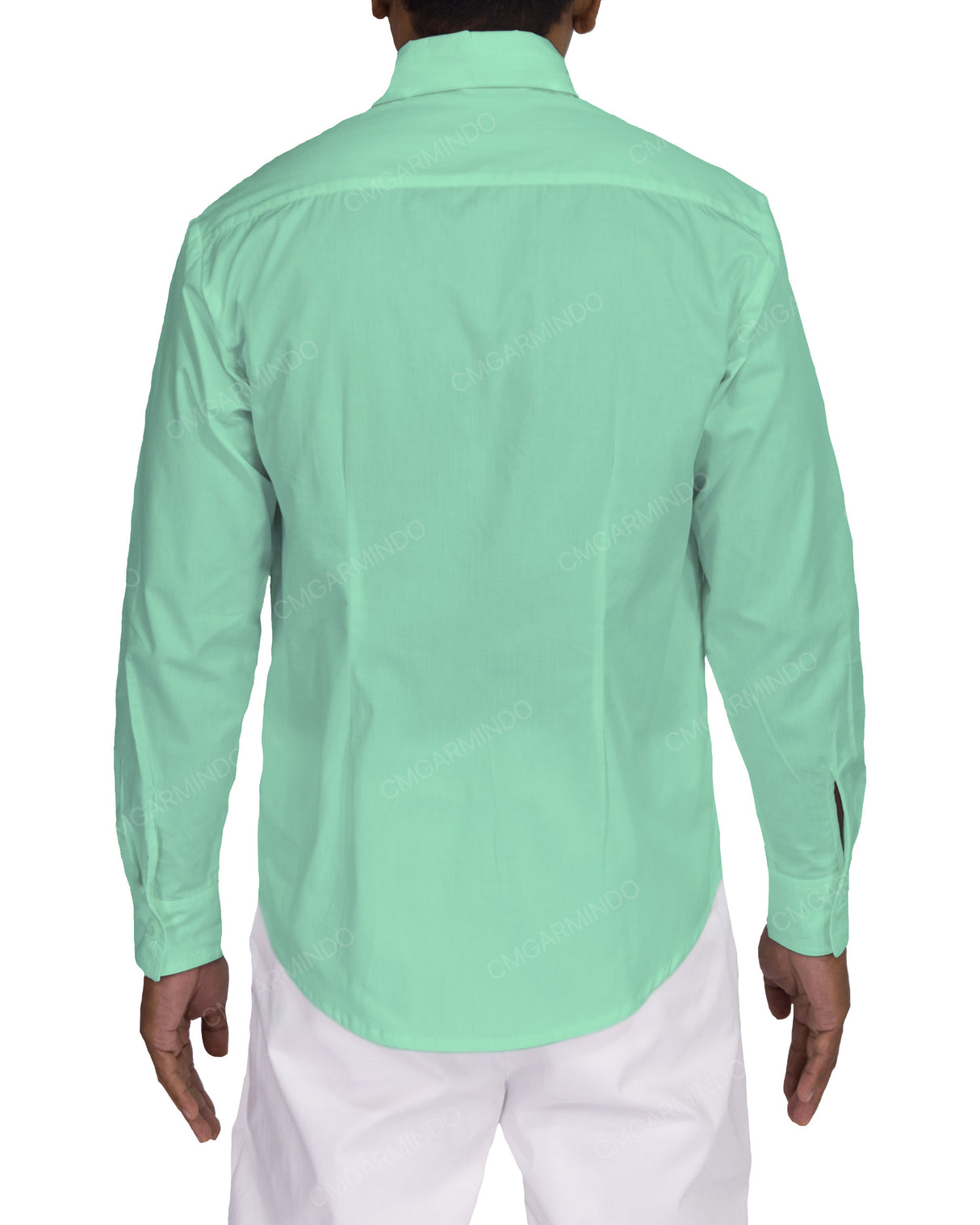 Fitted Long Sleeve Button Up Shirt
