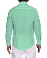 Fitted Long Sleeve Button Up Shirt