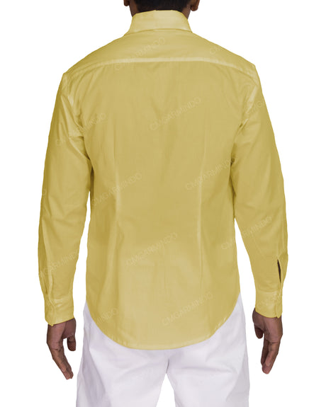 Fitted Long Sleeve Button Up Shirt