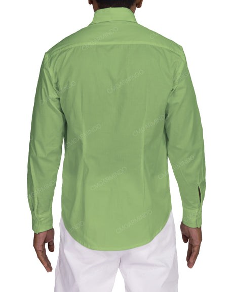 Fitted Long Sleeve Button Up Shirt