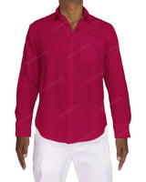 Fitted Long Sleeve Button Up Shirt