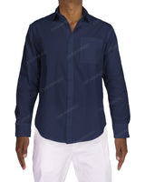 Fitted Long Sleeve Button Up Shirt