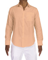 Fitted Long Sleeve Button Up Shirt
