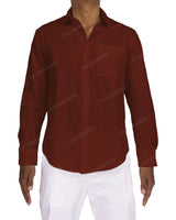 Fitted Long Sleeve Button Up Shirt