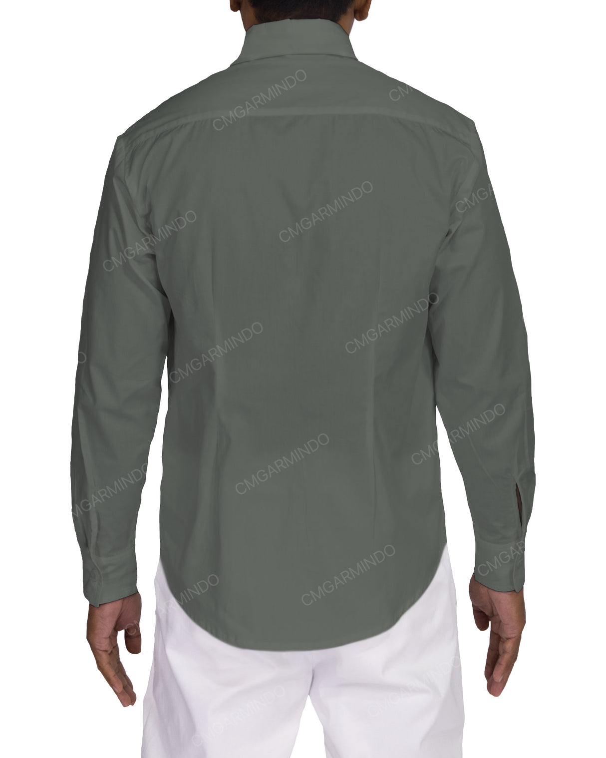 Fitted Long Sleeve Button Up Shirt