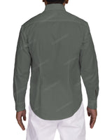 Fitted Long Sleeve Button Up Shirt