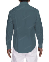 Fitted Long Sleeve Button Up Shirt