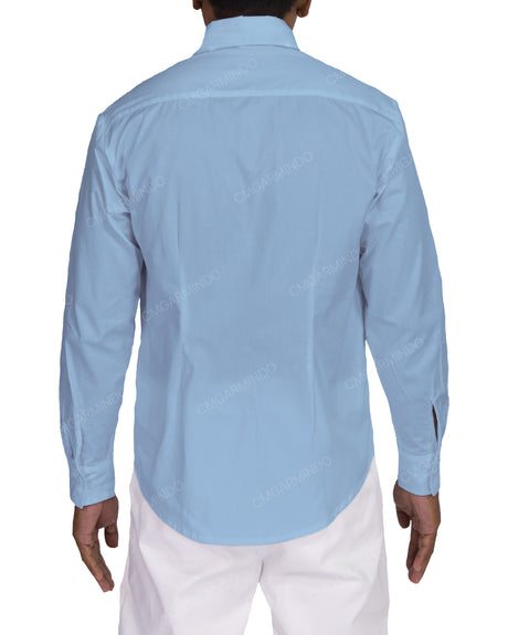Fitted Long Sleeve Button Up Shirt