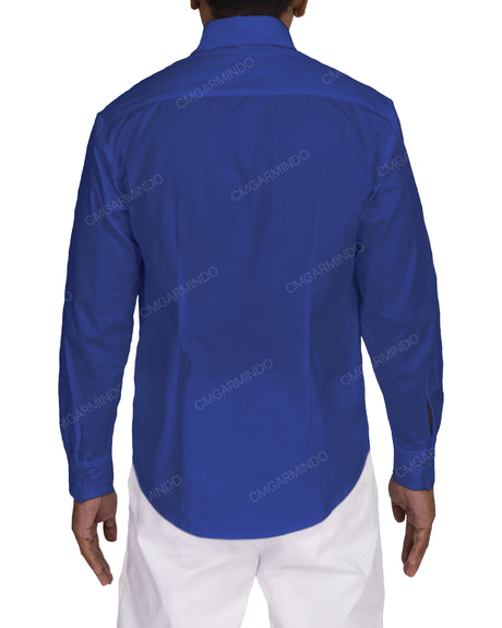 Fitted Long Sleeve Button Up Shirt