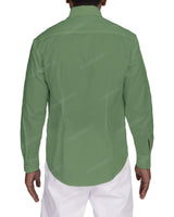 Fitted Long Sleeve Button Up Shirt