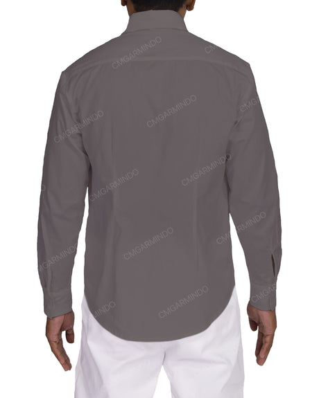 Fitted Long Sleeve Button Up Shirt