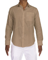 Fitted Long Sleeve Button Up Shirt