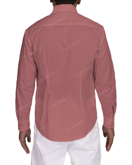 Fitted Long Sleeve Button Up Shirt