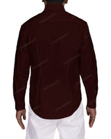 Fitted Long Sleeve Button Up Shirt