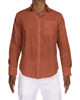 Fitted Long Sleeve Button Up Shirt