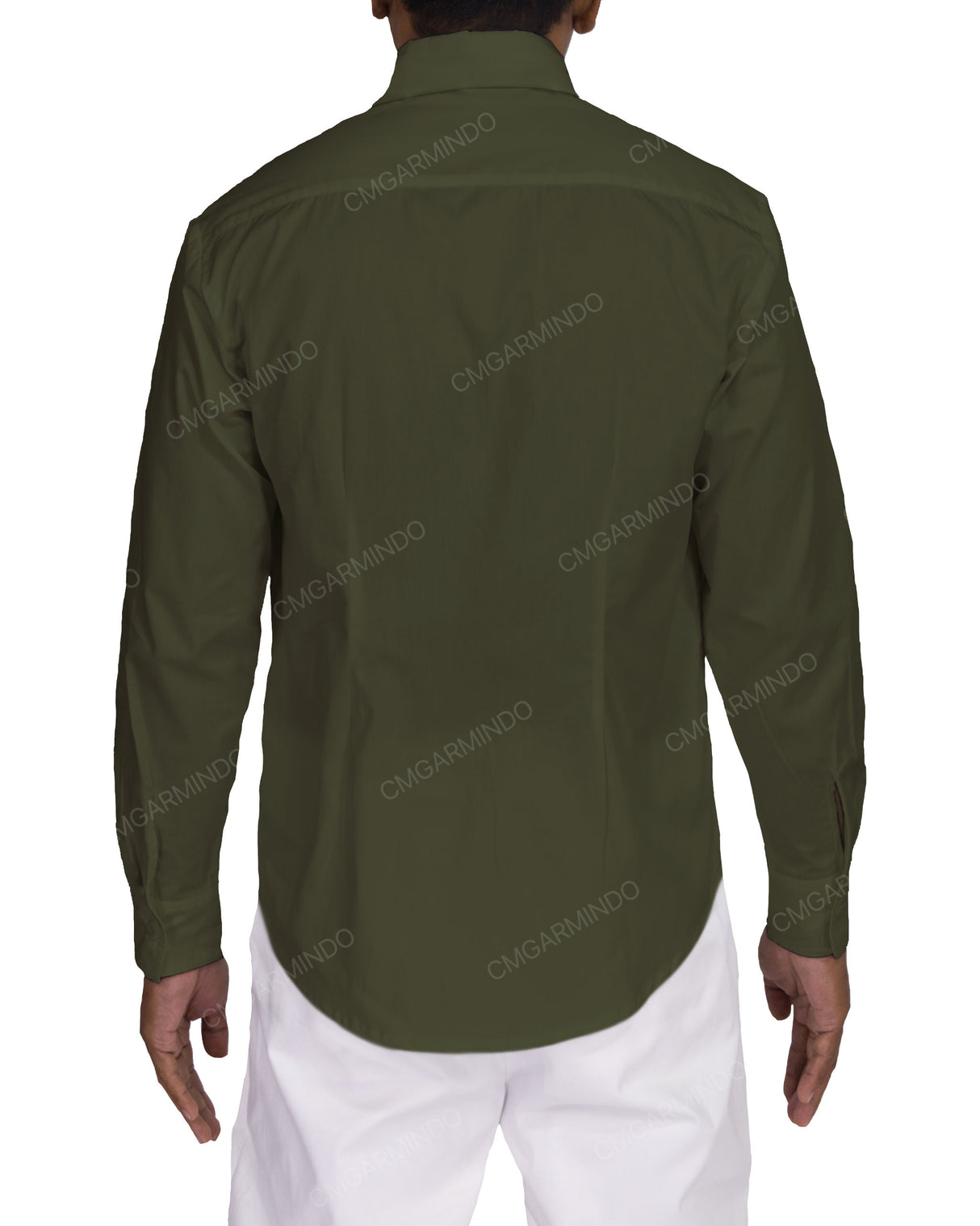 Fitted Long Sleeve Button Up Shirt