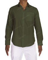 Fitted Long Sleeve Button Up Shirt