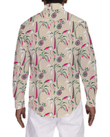 Fitted Long Sleeve Button Up Shirt