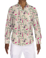 Fitted Long Sleeve Button Up Shirt