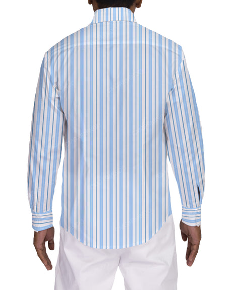 Fitted Long Sleeve Button Up Shirt