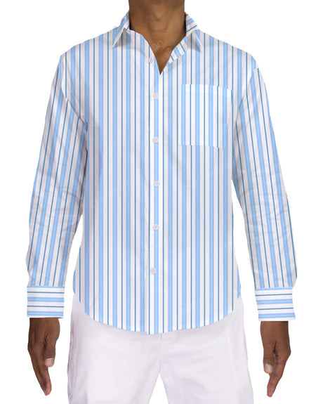 Fitted Long Sleeve Button Up Shirt