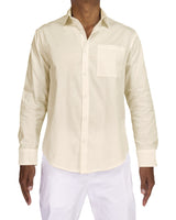 Fitted Long Sleeve Button Up Shirt