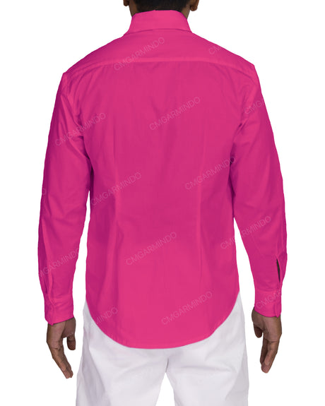 Fitted Long Sleeve Button Up Shirt