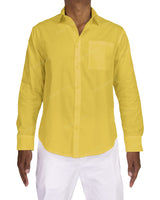 Fitted Long Sleeve Button Up Shirt