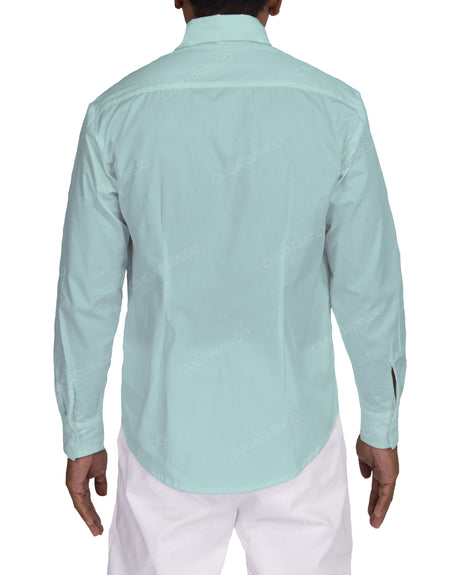 Fitted Long Sleeve Button Up Shirt