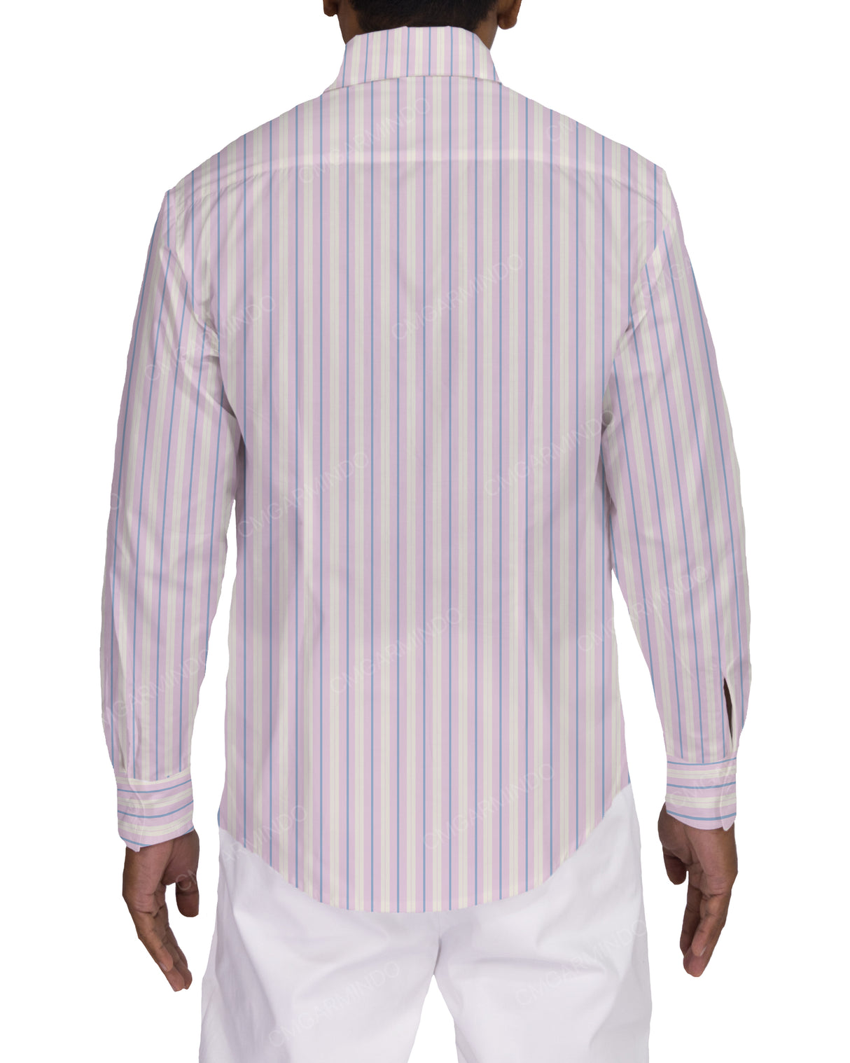 Fitted Long Sleeve Button Up Shirt