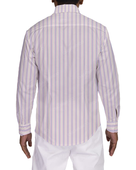 Fitted Long Sleeve Button Up Shirt