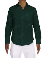 Fitted Long Sleeve Button Up Shirt