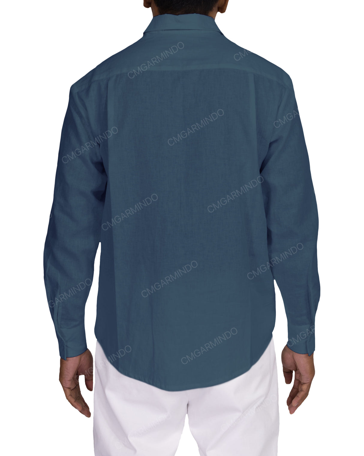 Relaxed Long Sleeve Button Up Shirt