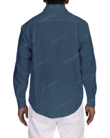 Relaxed Long Sleeve Button Up Shirt