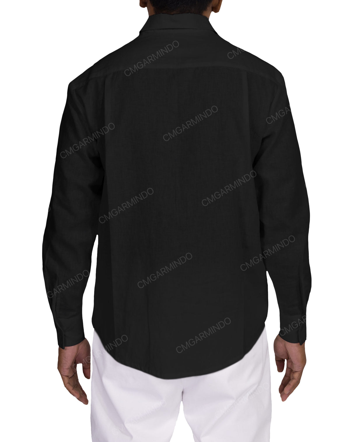 Relaxed Long Sleeve Button Up Shirt