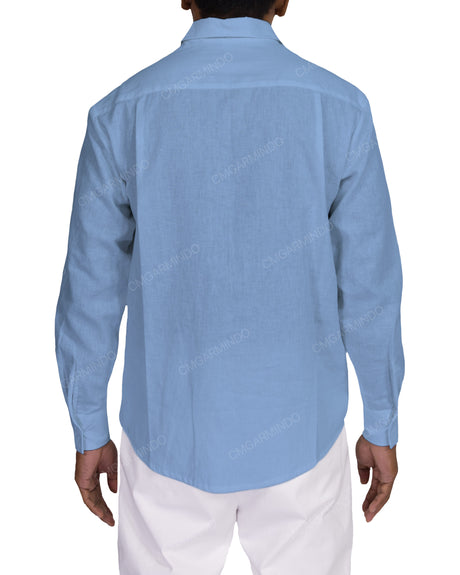 Relaxed Long Sleeve Button Up Shirt