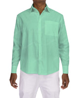 Relaxed Long Sleeve Button Up Shirt