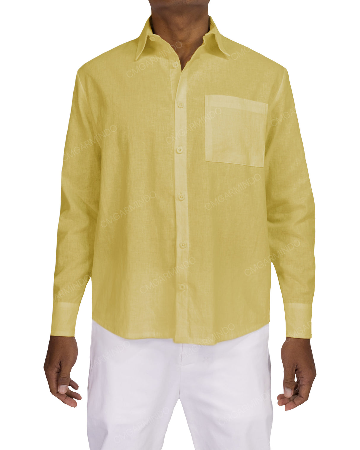 Relaxed Long Sleeve Button Up Shirt