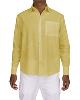 Relaxed Long Sleeve Button Up Shirt