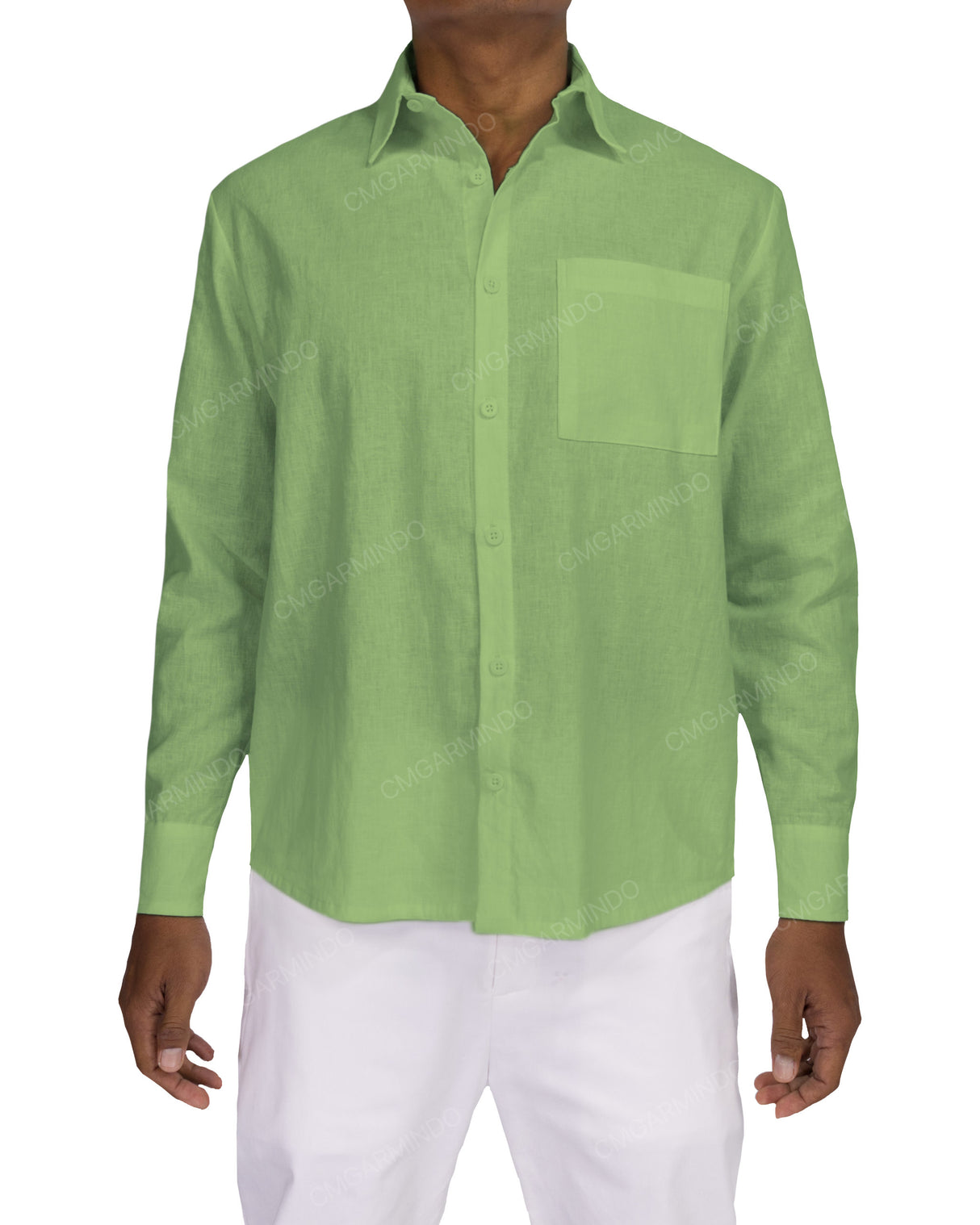 Relaxed Long Sleeve Button Up Shirt