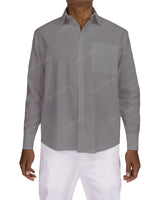 Relaxed Long Sleeve Button Up Shirt