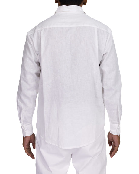 Relaxed Long Sleeve Button Up Shirt