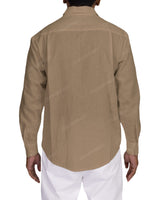 Relaxed Long Sleeve Button Up Shirt