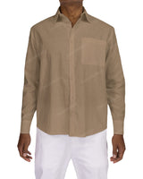 Relaxed Long Sleeve Button Up Shirt
