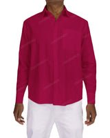 Relaxed Long Sleeve Button Up Shirt