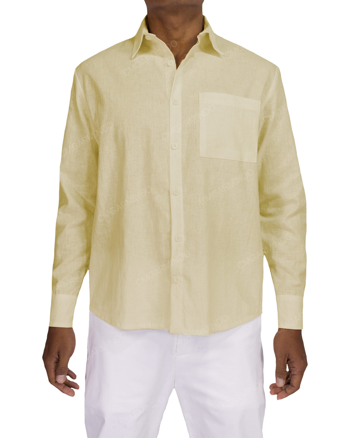 Relaxed Long Sleeve Button Up Shirt