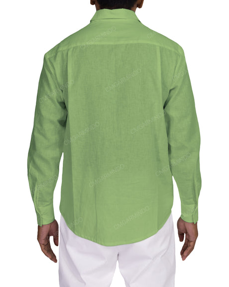 Relaxed Long Sleeve Button Up Shirt